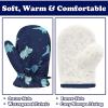 Toddler Gloves Baby Toddler Mittens Boys Girls Winter Outdoor Gloves Kids Easy-On Fleece Warm Mitterns Toddler Winter Gloves (J, 6-24 Months) view 3