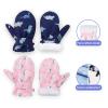 Toddler Gloves Baby Toddler Mittens Boys Girls Winter Outdoor Gloves Kids Easy-On Fleece Warm Mitterns Toddler Winter Gloves (J, 6-24 Months) view 4