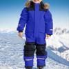 fartey Toddler Snow Suit Kids Girls Boys One Piece Snowsuits Winter Outdoor Ski Snowboard Bibs Waterproof Windproof Overalls view 2