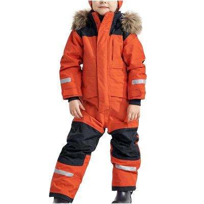fartey Toddler Snow Suit Kids Girls Boys One Piece Snowsuits Winter Outdoor Ski Snowboard Bibs Waterproof Windproof Overalls