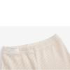Teen Girl Ribbed Velvet Bell Bottom Flare Pants Toddler Solid Color Elastic Waist Wide Leggings Trousers (A, 3-4 Years) view 3