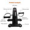 UHRLGHS Elderly Pedal Leg Exerciser for, Half-Length, Upper and Lower Limbs, Hand Legs, Mini Equipment Exercise Bike view 3