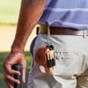 CALLIE Personalized Golf Ball & Tee Holder - Custom Name on Leather Golf Pouch with Belt Clip, Gifts for Golfers view 4