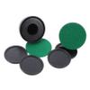 BRIGHTFUFU 2sets Portable Hockey Pucks and Handles Plastic Air Hockey Accessories for Game Rooms Includes Pucks and Strikers Fun for view 1
