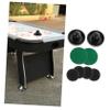 BRIGHTFUFU 2sets Portable Hockey Pucks and Handles Plastic Air Hockey Accessories for Game Rooms Includes Pucks and Strikers Fun for view 3