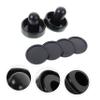 BRIGHTFUFU 2sets Portable Hockey Pucks and Handles Plastic Air Hockey Accessories for Game Rooms Includes Pucks and Strikers Fun for view 4