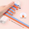 ShinefromCloud Sneakers No Tie Elastic Shoe laces with Colored Metal Buckle Flat Shoelaces for Casual Hiking walking Adults Kids (04 Gray) view 3