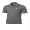 Sport Your Gear Georgia Gwinnett College Grizzlies Prime Athletic Logo Micropique Sport-Wick Golf Polo, Sport Gray XL view 1