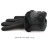 Men's Gloves Warm Gloves Cold Weather, Windproof,gloves, Winter Gloves Women Gloves for Women Cold Weather (Black, One Size) view 4
