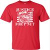 XX-Large Red Mens Justice for P'nut The Squirrel American Flag T-Shirt view 3