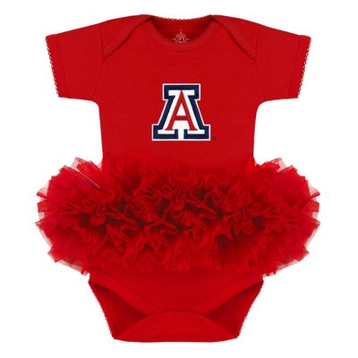 Creative Knitwear College Baby Tutu Bodysuit Dress - Arizona Wildcats Logo, Red, 12 Months, for Girls