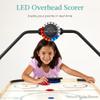 Best Choice Products LED 54 Inch Air Hockey Game Table w/Light-up Scoreboard, Powerful Motor, AC Outlet. Includes 2 Pucks, 2 Pushers - Walnut view 4