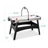 Best Choice Products LED 54 Inch Air Hockey Game Table w/Light-up Scoreboard, Powerful Motor, AC Outlet. Includes 2 Pucks, 2 Pushers - Gray view 2