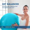 ProBody Pilates 14" Magic Circle and a 65 cm Yoga Ball Sky (2pcs) Bundle for Stability, Barre, Yoga, Core Training and Physical Therapy view 4