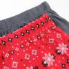 HonestBaby Multipack Harem Pants Roomy Fit Pull on Bottoms 100% Organic Cotton for Infant Baby Boys, Girls, Unisex, Fair Isle Red, 6-9 Months view 2