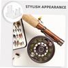 BESPORTBLE 2pcs Casting Reel Display Rack Fishing Rod Holder Reel Storage Lure Rack Desktop Organize Modern Design view 3