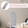 Vaguelly Soft Padding Wall Panel for Boys and Girls Room Collision Nursery Decor Easy Installation Elegant Design Suitable for Playrooms and Kindergartens Light Gray Dome Shape view 3