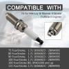 4Pcs Iridium Spark Plugs Compatible with Mercury Mariner 4-Stroke Outboard 75HP 80HP 90HP 100HP 115HP,Replace for LFR4A-E 6499 33-898829001 33-8M0157328 view 2