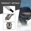 4Pcs Iridium Spark Plugs Compatible with Mercury Mariner 4-Stroke Outboard 75HP 80HP 90HP 100HP 115HP,Replace for LFR4A-E 6499 33-898829001 33-8M0157328 view 4
