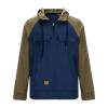 Men Color Block Hoodies Quarter Zip Pullover Workout Running Cargo Hoodies Military Tactical Sweatshirt Jacket Pocket view 2