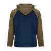 Men Color Block Hoodies Quarter Zip Pullover Workout Running Cargo Hoodies Military Tactical Sweatshirt Jacket Pocket view 3