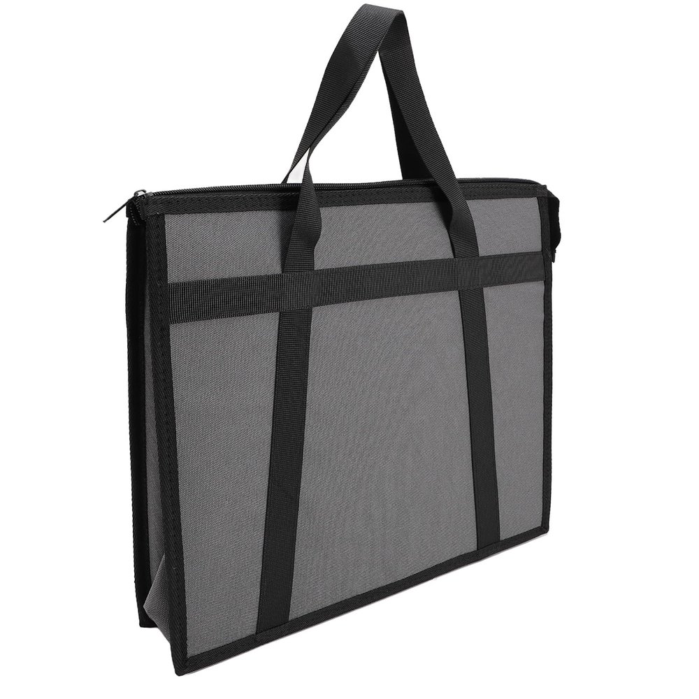 Garosa Mini Dish Carrying Case, Water Oxford Fabric Storage Bag with Handle and Accessory Panel for Travel Camping Black 340 x 300 x 75 mm 1 Pack