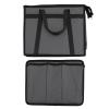 Garosa Mini Dish Carrying Case, Water Oxford Fabric Storage Bag with Handle and Accessory Panel for Travel Camping Black 340 x 300 x 75 mm 1 Pack view 2