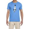 Blue Detroit Amon Ra St Brown Standing On Head T-Shirt Youth Large view 1