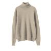 Turtleneck Tops for Women Cashmere Sweaters Long Sleeve Jumper Knitted Pullover Warm Sweater 2025 Camel view 2