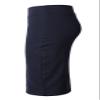 Urban CoCo Women's Elastic Waist Stretch Bodycon Midi Pencil Skirt (XS,Navy Blue) view 4