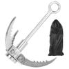 Folding Grappling Hook Stainless Steel Claw for Outdoor Survival and Wall Climbing view 1