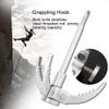 Folding Grappling Hook Stainless Steel Claw for Outdoor Survival and Wall Climbing view 2