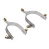Dioche Horse Spurs Stainless Steel Roping Spurs for Riding Horse, 2 Spurs for Men view 1