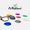 EZReplace Lenses Replacement for Ray-Ban Wayfarer RB2132 55mm Sunglasses (Non-Polarized Lenses) - Fits Ray-Ban Wayfarer RB2132 55mm Frame (Crystal Clear) view 4