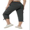 YuKaiChen Women's Capris Hiking Summer Pants Outdoor Athletic Travel Casual Lightweight Quick Dry with Pockets Darkgrey M view 1