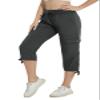 YuKaiChen Women's Capris Hiking Summer Pants Outdoor Athletic Travel Casual Lightweight Quick Dry with Pockets Darkgrey M view 2