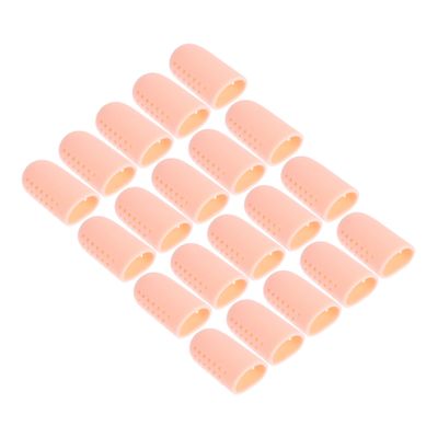 SOESFOUFU 20pcs Toe Covers Toe Protectors for Women Men Non-slip for Blisters Calluses Relief