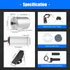 Brushless Motor Kit, 3000W 72V Brushless DC Motor with 24 Mosfet 43A Controller for Electric Scooter, E Bike, Motorcycle DIY Conversion view 2