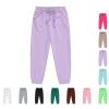 Toddler Girl Sweatpants Boys' Basic Fleece Jogger Sweatpants, Elastic Waistband with Drawstring Closure, Super-Soft Cotton-Blend (Beige, 2-3 Years) view 1