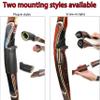 60 Inch Takedown Longbow 20-55Lbs Traditional Longbow Wood Triangle Hunting Bow Right Hand for Archery Hunting Target Shooting Training (Plug-in/Only Bow, 45lbs) view 2