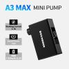 Aomiun Mini Bike Pump Electric Bike Pump 150 PSI Portable Bike Tire Inflator Air Compressor Rechargeable Bicycle Air Pump with Gauge,Tiny Pump with Presta & Schrader Valve for Mountain/Road Bike view 2