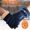 rivmount Winter Waterproof Ski Snow Warm Gloves for Women Men, Windproof Cold Weather Thermal with Touchscreen Fingers, for Running Driving Cycling Hiking Biking Outdoor Sports Daily Work view 2