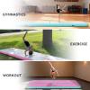 KIKILIVE Inflatable Air Gymnastics Tumbling Mat 13ft Purple, Air Tumble Track Mat 4 inches Thickness with Electric Air Pump for Home Use Training Cheerleading Yoga Water Beach Park view 2