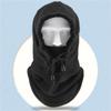 Fleece Balaclava Cycling Skullies Cap with Neck Gaiter Winter Warm Face Mask Windproof Hood Hat Fluorescent Green view 3