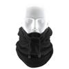 Fleece Balaclava Cycling Skullies Cap with Neck Gaiter Winter Warm Face Mask Windproof Hood Hat Fluorescent Green view 4