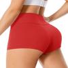 Women's 3"/5" High Waisted Biker Shorts - Spandex Yoga, Workout, Cycling, Volleyball, Dance | Athletic Booty Shorts in red, Activewear Clothes for Workout Outfits or Under Dresses, Great Deals view 1