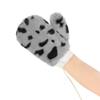Kids Winter Warm Mittens Furry Gloves Faux Fur Lined Cold Weather Outdoor Thick Hanging Gloves Hand Warmer for Girl Boy view 3
