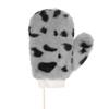 Kids Winter Warm Mittens Furry Gloves Faux Fur Lined Cold Weather Outdoor Thick Hanging Gloves Hand Warmer for Girl Boy view 4