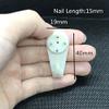 10pcs Non-trace Hook Photos Frame Wedding Clothes Handbag Metope Adornment Invisible Nail - (Color: Mix Size) view 3