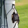 BYFDIY Custom Name Golf Ball Holder with Clip Leather Personalized Monogram Golf Tee Holder for Golf Bag Waist Golf Ball Tee Pouch Bag Gifts for Golfers Men Women view 4